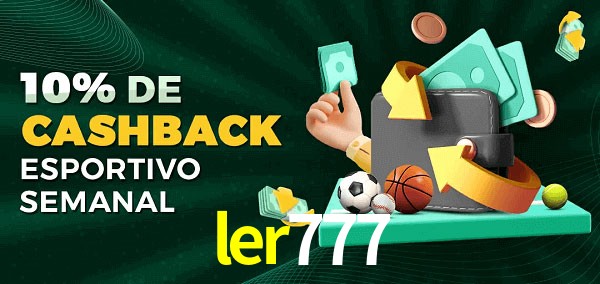 10% de bônus de cashback na ler777